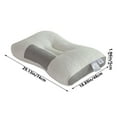 thumbnail image 3 of Sleep Enhancing Cervical Support Comfort Goose Down Pillow, Ergonomic Goose Down Pillow, Cervical Contour Neck Support Orthopedic Pillow for Side Back Stomach Sleeper (A), 3 of 8