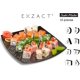 thumbnail image 4 of Kit para hacer sushi NQ 10 piezas Molde para Rollos de Arroz 5 formas Únicas Blanco crema, 4 of 5