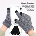 thumbnail image 3 of Jumpingount Guantes de punto Accesorio de ropa de moda Guante completo de punto antideslizante forrado guantes y mitones Negro Jumpingount AP010268-02, 3 of 6