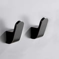 thumbnail image 1 of Juego de 2 ganchos para toallas individuales para baño, cocina, albornoz, abrigo, sombrero, gancho de pared con tornillo, bronce aceitado, 1 of 5