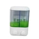 thumbnail image 1 of Bewildely Dispensador montado en la pared, organizador de platos transparente para lavar a mano, hogar, Hotel, dormitorio, Bar, cocina, baño, suministros Juegos de accesorios de baño Doble cabeza Bewildely HA067548-01, 1 of 6
