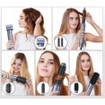 thumbnail image 4 of Secador de pelo 6 en 1 con 200 millones de iones y tecnología Coanda, 110 000 RPM, rizador, alisador, cepillo y voluminizador, con envoltura automática, rizadores, secado al aire y moldeador., 4 of 5