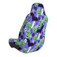 thumbnail image 2 of Wukai Cute Halloween Full Set Car Seat Covers with Soft Padding Universal Auto Front Seats Protector and Cushion Mat, 2 of 5