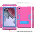 thumbnail image 6 of Allytech Galaxy Tab A8 10.5" Case SM-X200 X205 X207, Heavy Duty Protection Hybrid Rugged Shockproof Kickstand Kids Childreen Proof Cover for Sasmung Galaxy Tab A8 10.5-Inch X200 - Rose+Blue, 6 of 7