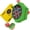 Green, variant on Compact Game Set With 5 Games Like Tic Toe For And Adults Indoor Outdoor Use
