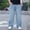 c01Blue, variant on USNSM Plus Size Men Fashion Casual Wide Leg Jeans High Waisted Walking Solid Button Pockets Jean Pants Y2k Hip Hop Trousers Gray 30
