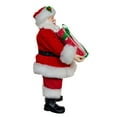 thumbnail image 2 of Kurt S. Adler FA0203 10.5 in. Fabriche Santa with Box of Donuts, 2 of 8