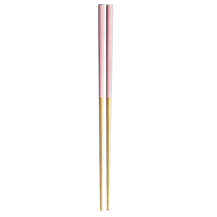 1 Pair Stainless Steel Reusable Chopsticks Metal Korean Chinese Chop Sticks US ! 