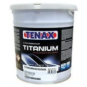 Tenax Titanium Extra Clear Knife Grade Glue - Ideal for Granite, ES Stone, Ceramic Tile Epoxy - 1 Gallon (Single)