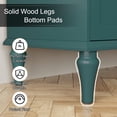 thumbnail image 2 of CBJCBJ 31.4"Mid Century Modern Sideboard Buffet Cabinet ,  Storage Cabinet with Adjustable Shelves, Accent Cabinet for Entryway, Dining Room,Green, 2 of 8