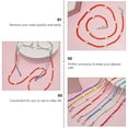 thumbnail image 4 of Chaîne de Perles pour Masque Porte-Collier Support Autour du Cou, 4 of 8