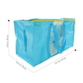 thumbnail image 2 of unbranded Bolsa Organizadora Para Ropa Impermeable Azul Con Ventana Para Guardar Ropa Y Textiles, 2 of 6