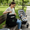 thumbnail image 2 of DUKAP BABY-Pro Expandable Diaper Backpack – Black, 2 of 6
