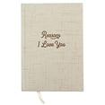 thumbnail image 1 of Razones por las que te amo, libro de tapa dura y lino, de Avocado Goods, para novio o novia, esposo o esposa, novios o parejas, Cuaderno de regalos., 1 of 3