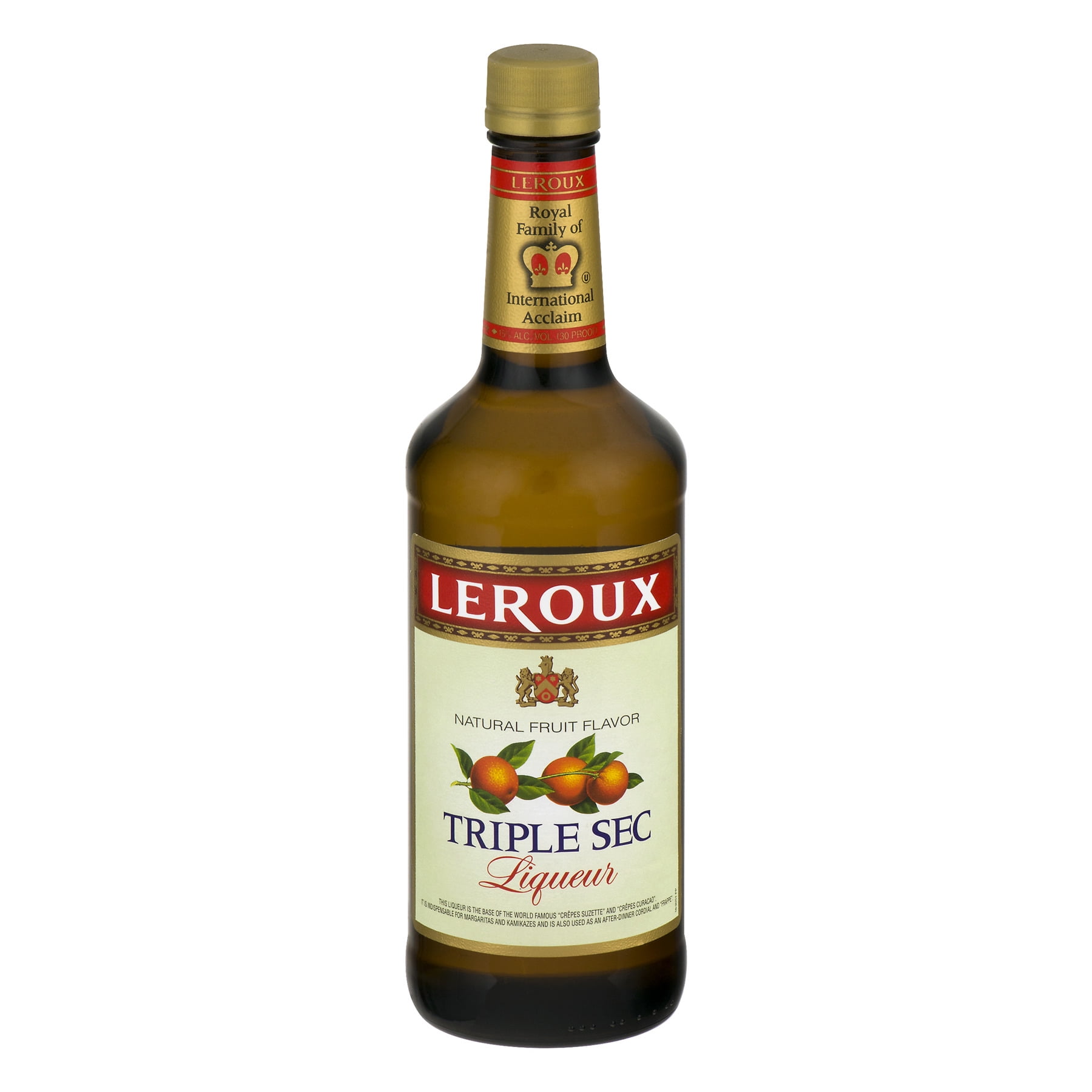 Leroux Triple Sec Liqueur, 750.0 ML