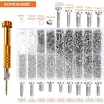 thumbnail image 2 of HSMeiegaDoVF Glasses Repair Kit With Screwdriver Tweezers Screws Nuts For Eyeglasses Sunglasses Watches, 2 of 8