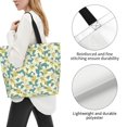 thumbnail image 3 of Cauagu Lilies Flowers Print Women Large Capacity Tote Bag - Casual Shoulder Bag Fashion Handbag Shopping Bag Daily Bag Hobo Bags for Travel Work and Shopping, 3 of 8