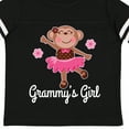 thumbnail image 4 of Inktastic Grammy Girl Ballerina Monkey Girls Toddler T-Shirt, 4 of 5