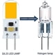 thumbnail image 2 of LED Light Bulb G6.35 GY6.35 LED 2W 12V High Brightness Equivalent 20 Watt Halogen Lamp Warm White 3000K(5-Packs), 2 of 5