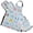 Cartoon Happy Animal Face, variant on Cartoon Koala and Leaf 5 Pcs Kitchen Set Heat Resistant Oven Mitts and Non-Slip Pot Holders with Adjustable Cooking Apron