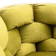 thumbnail image 5 of Single Velvet Accent Chair - Soft Feel and Fuller Look - Manicure Table Spot - Colorful Selection, 5 of 6