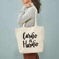 thumbnail image 3 of CafePress - Cardio Is Hardio Tote Bag - Unisex Canvas Tote Bag, Beige, 1-Piece, 3 of 7