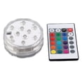 thumbnail image 2 of Submersible LED Light, Battery Operated 16 Lighting Effects 10LEDs Aquarium Lamp With Remote Control For Wedding For Aquarium For Pond, 2 of 8