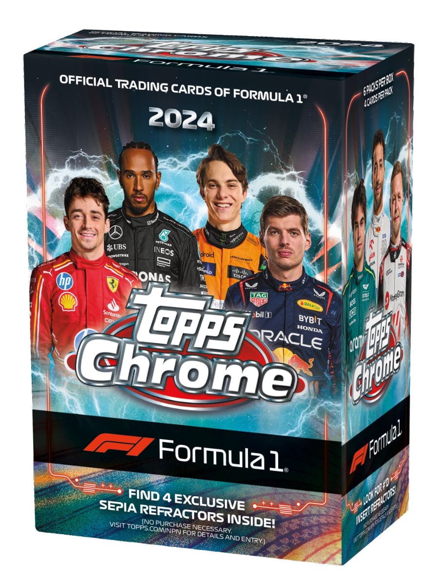 2024 Topps Chrome Formula 1 Trading Cards Blaster Box