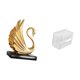 thumbnail image 5 of Figura De Cisne, Escultura Artística Moderna Para Sala De Estar, Armario, Decoración Del Hogar, Con Caja De Almacenamiento De Papel Higiénico De Acrílico Y Soporte Para Dispensador De, 5 of 8