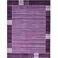 thumbnail image 1 of Unique Loom Tapis de Transition Contemporain Del Mar Collection, 9' x 12', Violet/beige, 1 of 1