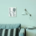 thumbnail image 2 of Stupell Industries Love Kids Family Home Paint Texture Neutral Gray Word Design Wall Plaque by Daphne Polselli, 2 of 6