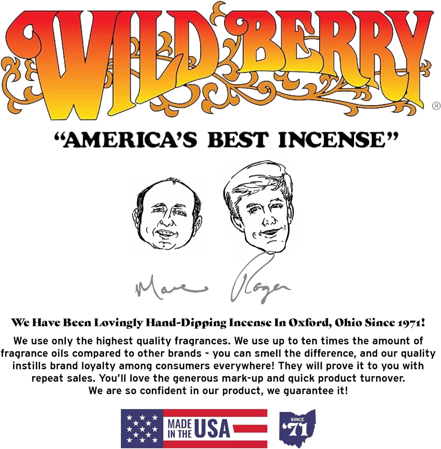 Baking Brownies - 100 Wildberry Incense Sticks