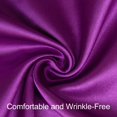 thumbnail image 3 of Silky Satin Fitted Crib Sheet with Deep Pocket, Easy Care and Ultra Soft Fitted Sheet for Toddler Bed, Boys, Girls, Purple, 28" x 52", 3 of 5