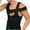 Black, variant on Mens Tank Top Beach Fashion Hollow Out T ShirtsOff-the-shoulder Bottoming Shirt Vest