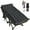 XL- Black Cot (with Mattress), variant on MOPHOTO XXL Oversized 78"*32" Heavy Duty Outdoor Camping Cot with with Mattress, Portable Folding Bed for Adults 900 bls, Rollaway Guest Bed Sleeping Cot with Carry Bag