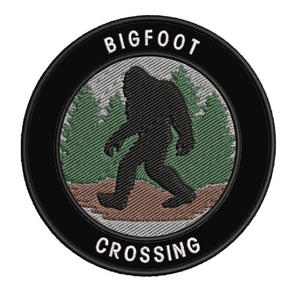 Bigfoot I've Seen 3.5" Iron On Or Sew On Embroidered Fabric Badge Patch Unexplained Mysteries Iconic Series
