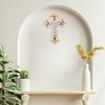 thumbnail image 7 of Cross with Flower and Lord's Prayer - Spiritual and Religious Resin Wall Art - Christian Decor for Living Room, Bedroom, Office or Prayer Room, 7 of 7
