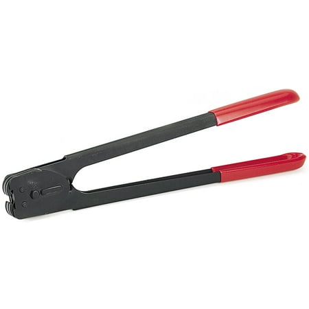 

Teknika C-3123 Double Notched Long Handle Sealer for 3/8 Steel Strapping