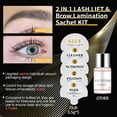DONG RHYME Lash Lift Kit, 2 in 1 SemiPermanent Eyelash Perm Kit and Brow Lamination Kit with