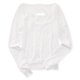 thumbnail image 2 of Camiseta básica Aeropostale para mujer con espalda de ganchillo color blanco extragrande, 2 of 2