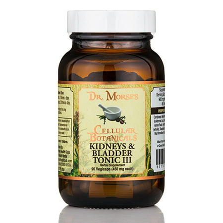 Kidneys and Bladder Tonic III 450 mg - 90 Vegicaps by Dr. Morse's Cellular