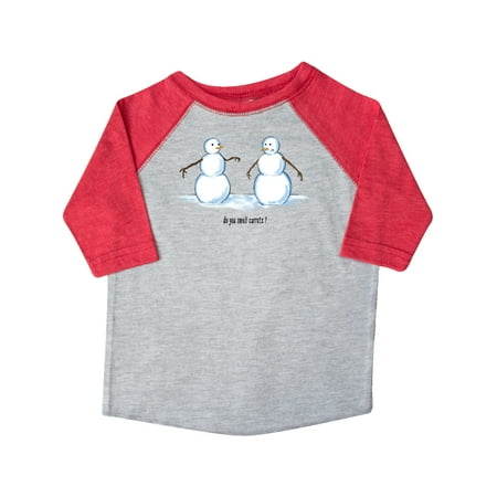 

Inktastic Do you Smell Carrots Snowmen Gift Toddler Boy or Toddler Girl T-Shirt