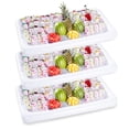 thumbnail image 7 of Joyin 3 Pack Inflatable Serving Bars with Drain Plug, Inflatable Cooler Ice Buffet Salad Serving Trays for Indoor Outdoor Summer Beach Luau Party, Picnic, and Pool Party, 7 of 7