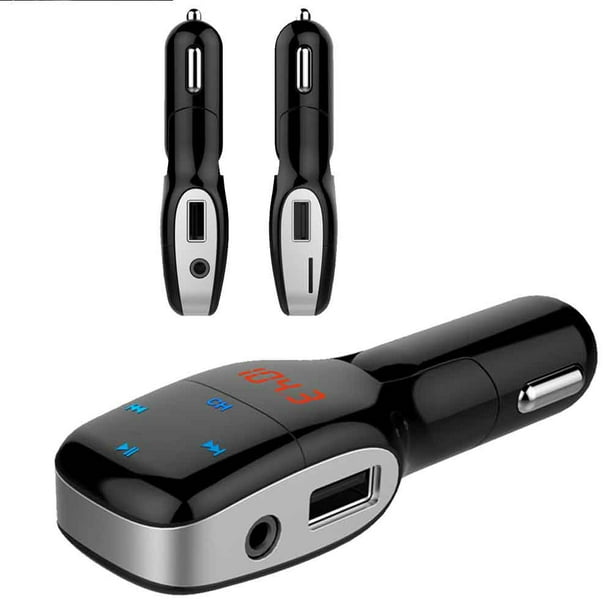 Wireless Bluetooth Car Kit FM Transmitter With USB Charger MP3 Player