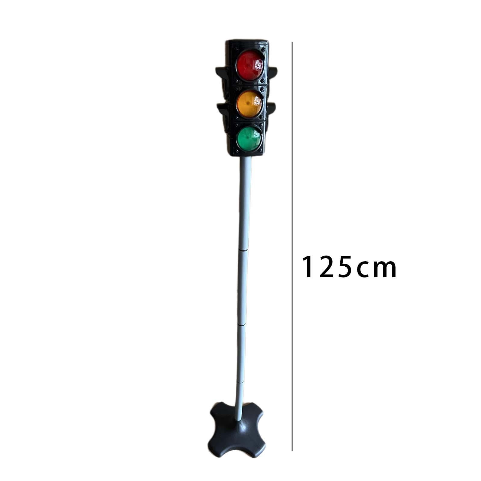Semáforo De Juguete Con Sonido Y Luz – Modelo Educativo En Miniatura Para Juegos De Rol Sobre Seguridad Vial Infantil