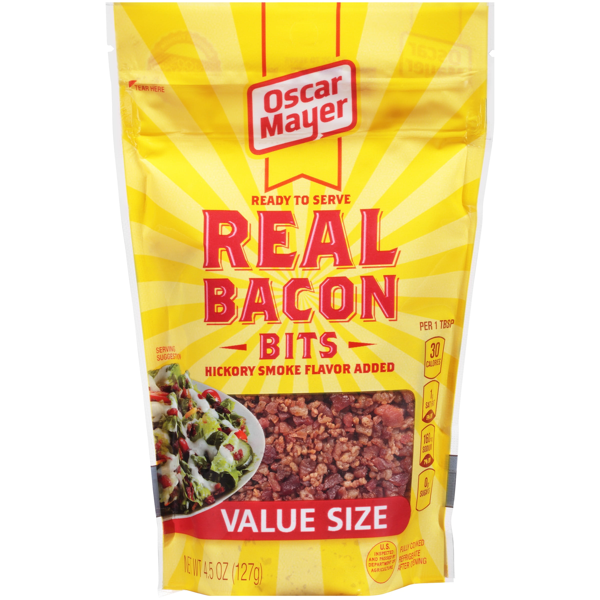 Oscar Mayer Real Bacon Bits 4.5 oz. Pouch by Kraft Heinz Foods Company