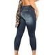 thumbnail image 5 of Pantalones vaqueros boyfriend elásticos y desgastados de Fnochy para mujer, talla 4-12, 5 of 8