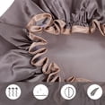 thumbnail image 4 of OULII 3PCS Shower Caps for Women with Durable PEVA Material, 4 of 7