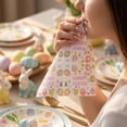 thumbnail image 5 of Happy Easter Napkins – Disposable Paper Napkins with Easter Bunny & Egg Prints, Eco-Friendly Table Decor for Easter Party, 3-Ply, 200 Count, 5 of 6