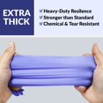 thumbnail image 3 of Guantes de examen de nitrilo Klex Medical Grade, sin polvo, color lavanda L, 3 of 6